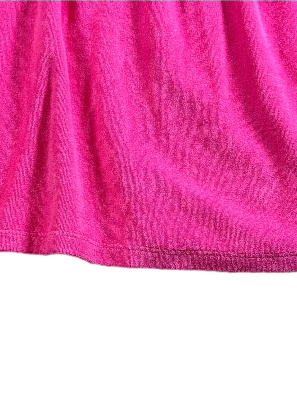 Aqua Swim Strapless Smocked Mini Dress in Hot Pink Size Small - Picture 7 of 8